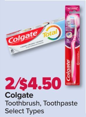 PharmaChoice Colgate toothbrush, toothpaste offer