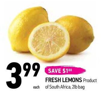 Coppa's Fresh Market Fresh lemons offer