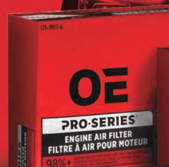 PartSource Oe engine air filters offer