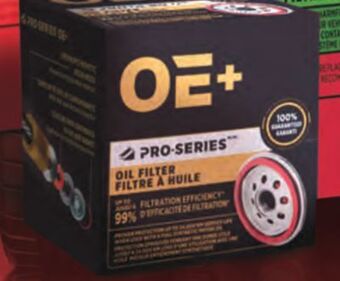 PartSource Pro-series oe+ oil filters offer