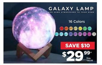 Showcase Galaxy lamp 16 colors offer