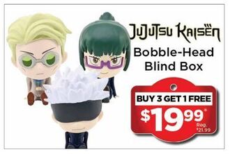 Showcase Jujutsu kaisen bobble-head blind box offer