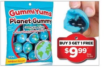 Showcase Gummiyums planet gummy offer