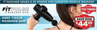Showcase Fitpulse massage gun deep tissue massage gun offer