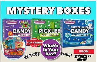 Showcase Mystery boxes offer