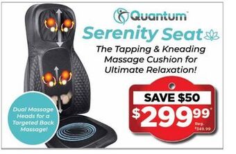 Showcase Quantum serenity seat offer