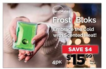 Showcase Heatmatez frost bloks offer