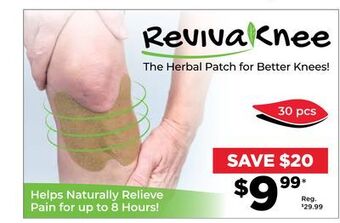 Showcase Revivaknee the herbal patch for better knees! offer