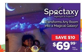 Showcase Spectaxy: nightlight & projector offer