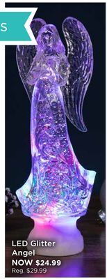 Showcase Led glitter angel offer