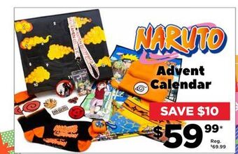 Showcase Naruto advent calendar offer