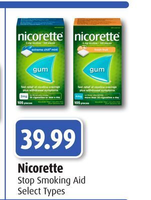 RxHealthMed Nicorette stop smoking aid offer