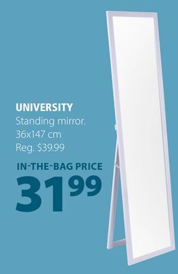 JYSK University standing mirror offer