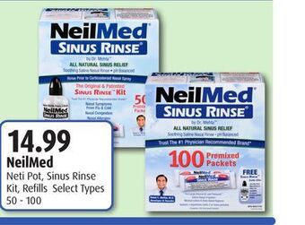 RxHealthMed Neilmed neti pot, sinus rinse kit, refills offer