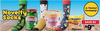 Showcase Novelty socks offer