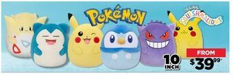 Showcase Pokémon squishmallows offer
