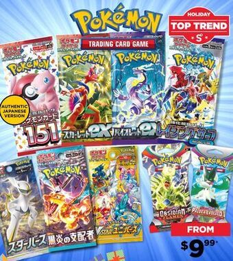 Showcase Pokemon trading card game offer