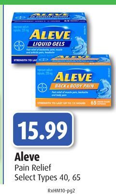 RxHealthMed Aleve pain relief offer