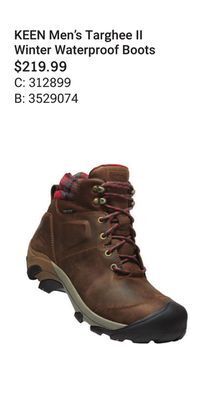 Bass Pro Keen men's targhee ii winter waterproof boots offer