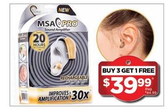 Showcase Msa pro sound amplifier offer