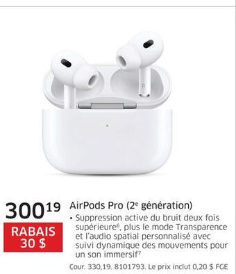 The Source Airpods pro (2e génération) apple offer