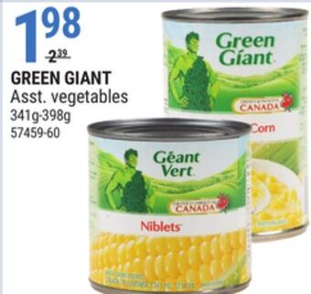 Rossy Green giant asst. vegetables offer