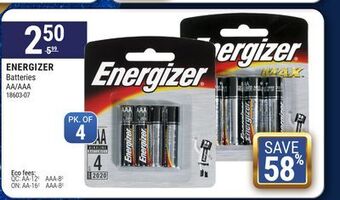 Rossy Energizer batteries aa/aaa offer