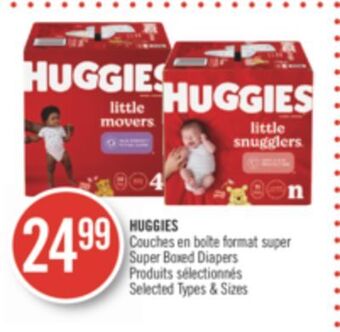 Pharmaprix Huggies super boxed diapers offer