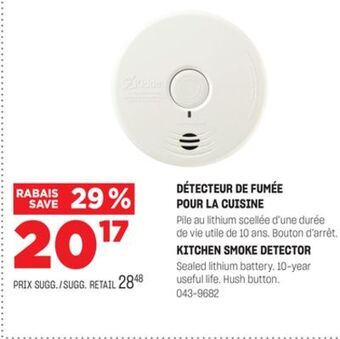 BMR Détecteur de fumée pour la cuisine offer