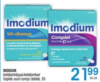 Uniprix Imodium antidiarrhéique/antidiarrheal offer