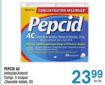 Uniprix Pepcid ac antiacide/antacid offer