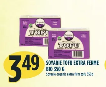 Marché Adonis Soyarie tofu extra ferme bio offer