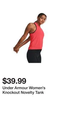 Sport Chek Under armour women's knockout novelty tank offer