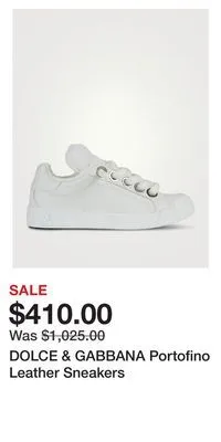 Holt Renfrew Dolce & gabbana portofino leather sneakers offer
