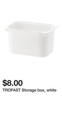 IKEA Trofast storage box, white offer