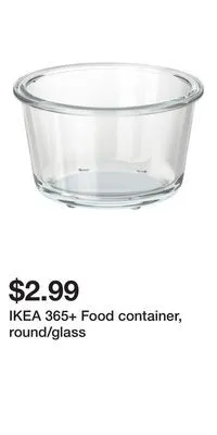 IKEA Ikea 365+ food container, round/glass offer
