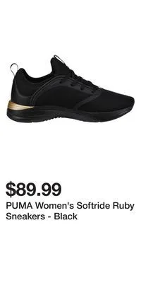 Mark's Puma women's softride ruby sneakers - black offer