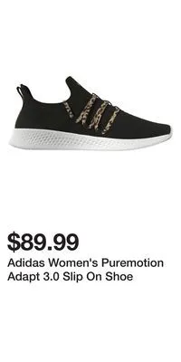 Mark's Adidas women's puremotion adapt 3.0 slip on shoe offer