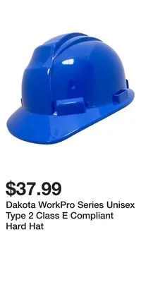 Mark's Dakota workpro series unisex type 2 class e compliant hard hat offer