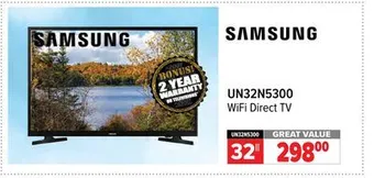 2001 Audio Video Samsung 32 wifi direct tv offer