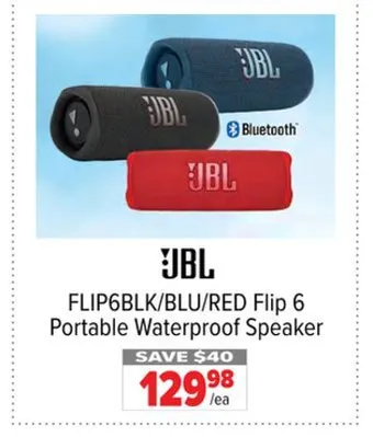 2001 Audio Video Jbl flip 6 portable waterproof speaker offer