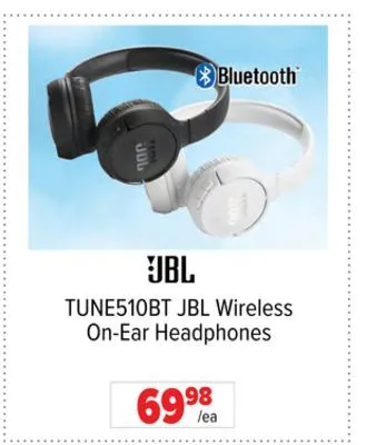 2001 Audio Video Jbl wireless on-ear headphones offer