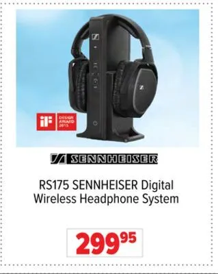 2001 Audio Video Sennheiser digital wireless headphone system offer