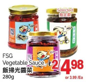 T&T Supermarket Fsg vegetable sauce, 280g offer