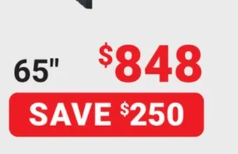 Visions Electronics Hisense mini led google tv 65 offer