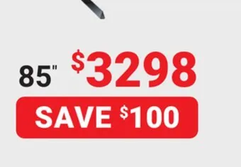 Visions Electronics Sony x90l smart tv 85 offer