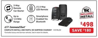 Visions Electronics Complete install and parts, no surprise charges offer