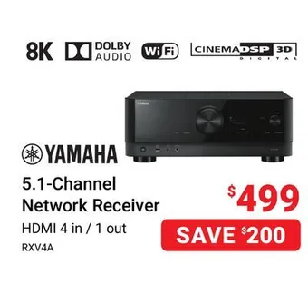 Visions Electronics Yamaha 5.1-channel network receiver offer
