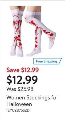 Walmart Women stockings for halloween offer