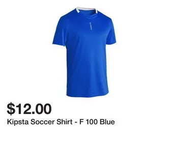 Decathlon Kipsta soccer shirt - f 100 blue offer